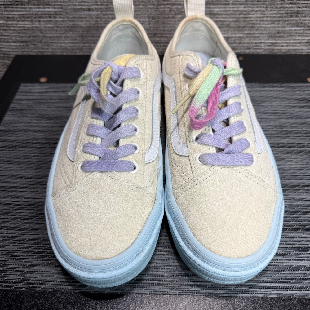 Vans Sneakers Women 9 Cream Old Skool Sententry WC Platform Pastel Lug Sole - Picture 5 of 15